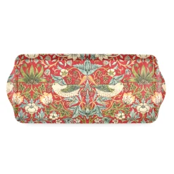 Spode Pimpernel Strawberry Thief Red Melamine Sandwich Tray