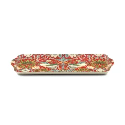 Spode Pimpernel Strawberry Thief Red Melamine Sandwich Tray