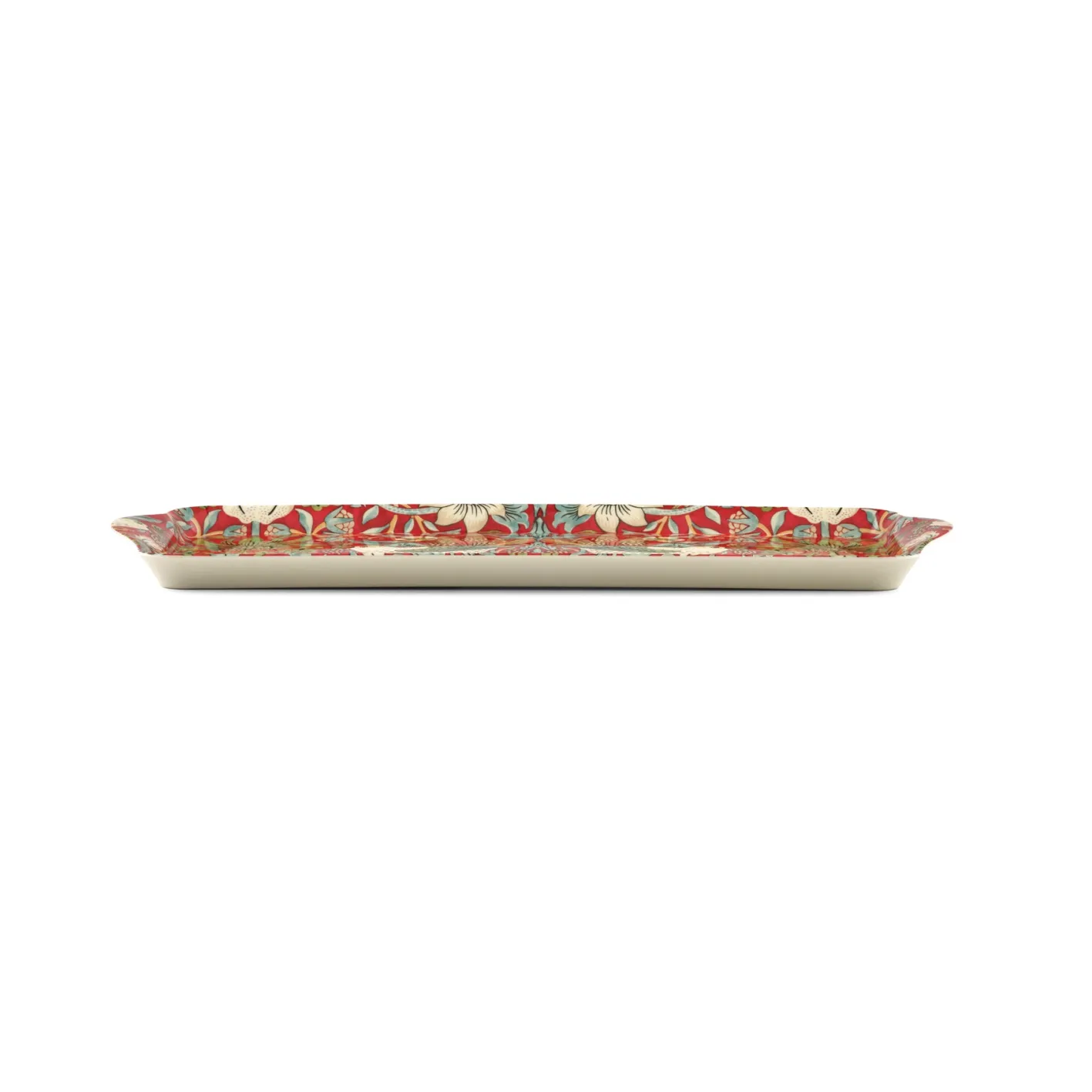Spode Pimpernel Strawberry Thief Red Melamine Sandwich Tray
