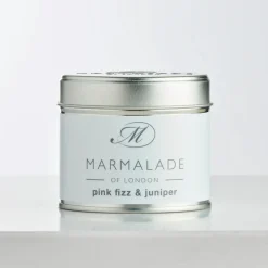 Marmalade of London Pink Fizz & Juniper Medium Tin Candle