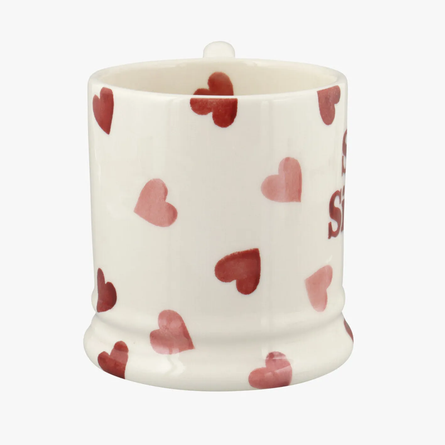 Emma Bridgewater Pink Hearts Soul Sisters 1/2 Pint Mug