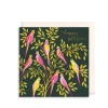 The Art File Pink Parrots in Crowns Greeting Card by Sara Miller