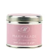 Marmalade of London Pink Pepper & Plum Medium Tin Candle