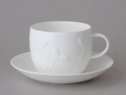Repeat Repeat Plum Cress Teacup & Saucer