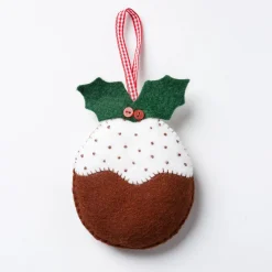 Corinne Lapierre Plum Pudding Wool Mix Felt Craft Kit