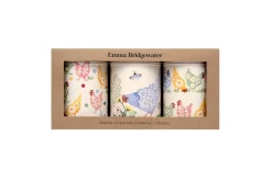 Emma Bridgewater Polka Chickens Set of 3 Round Caddies
