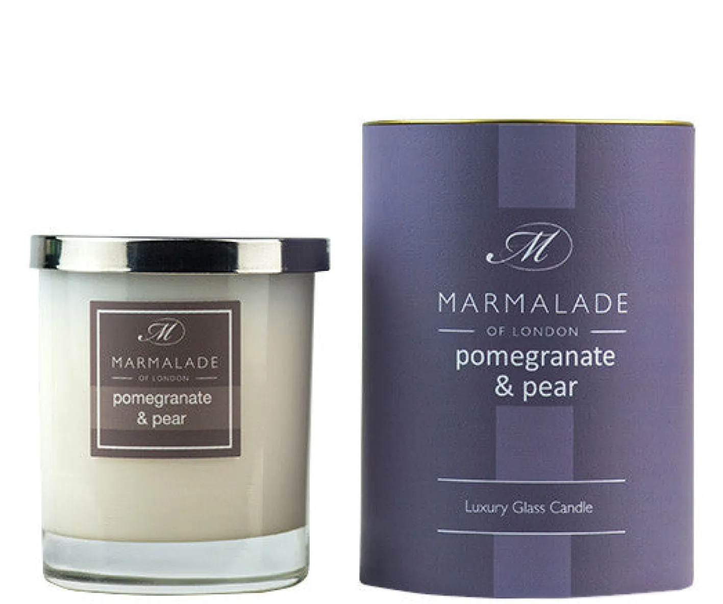 Marmalade of London Pomegranate & Pear Glass Candle