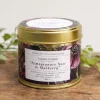 Toasted Crumpet Pomegranate Noir & Mulberry Candle in a Matt Gold Tin