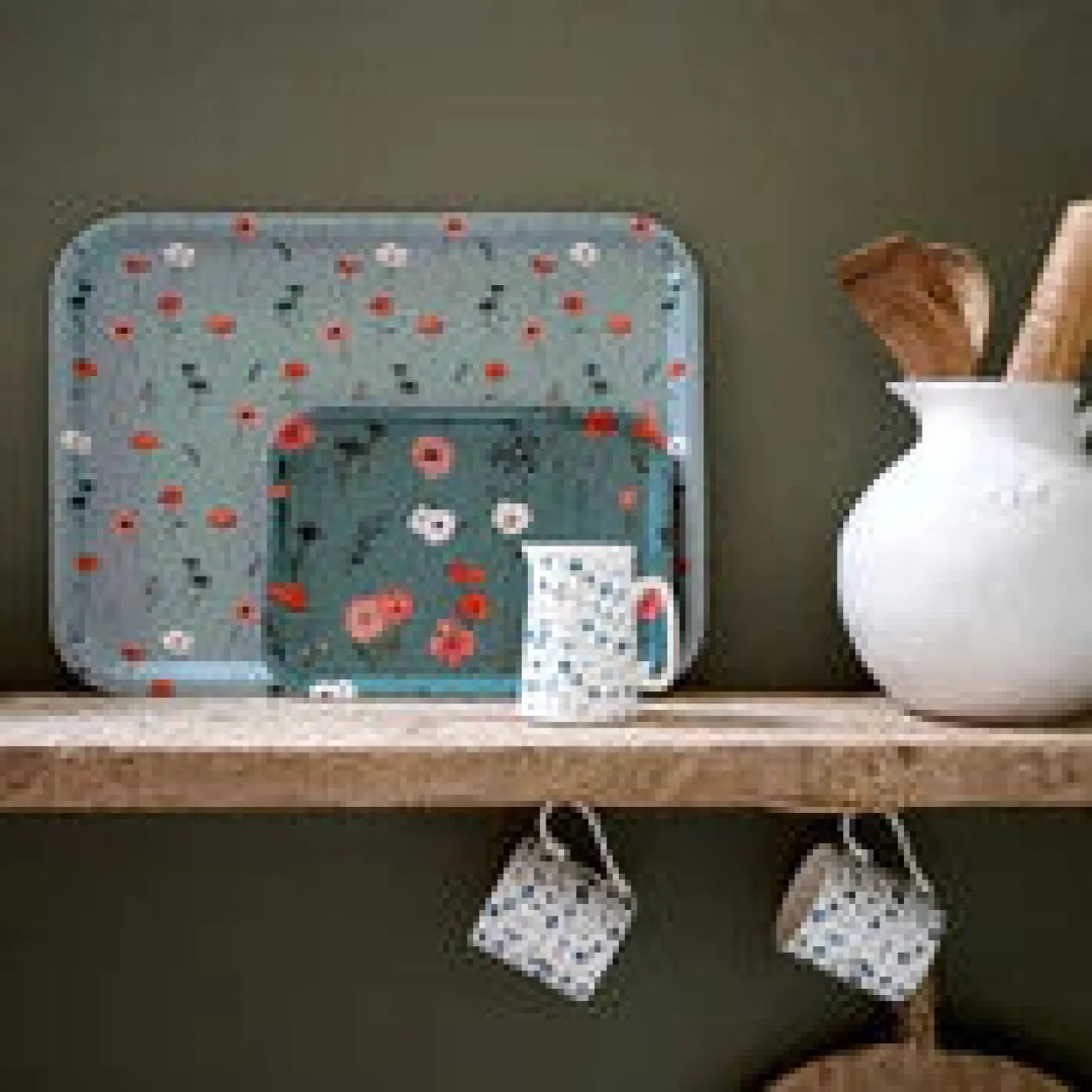 Sophie Allport Poppy Meadow Large Tray
