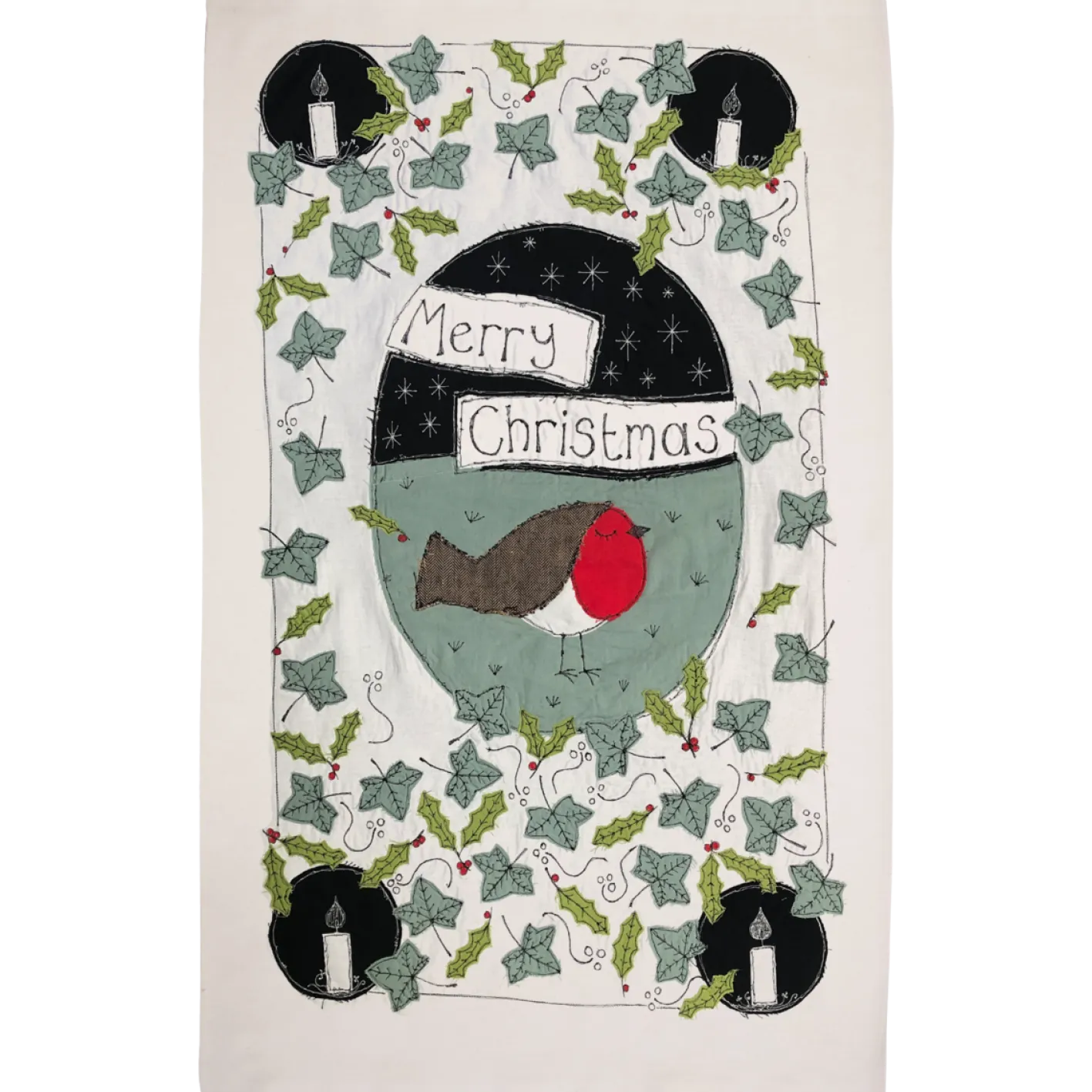Poppy Treffry Christmas Tea Towel