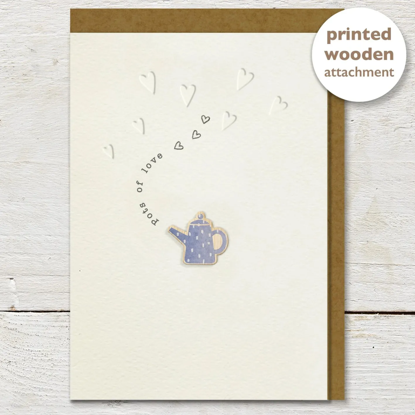 Ginger Betty Pots of Love Greeting Card