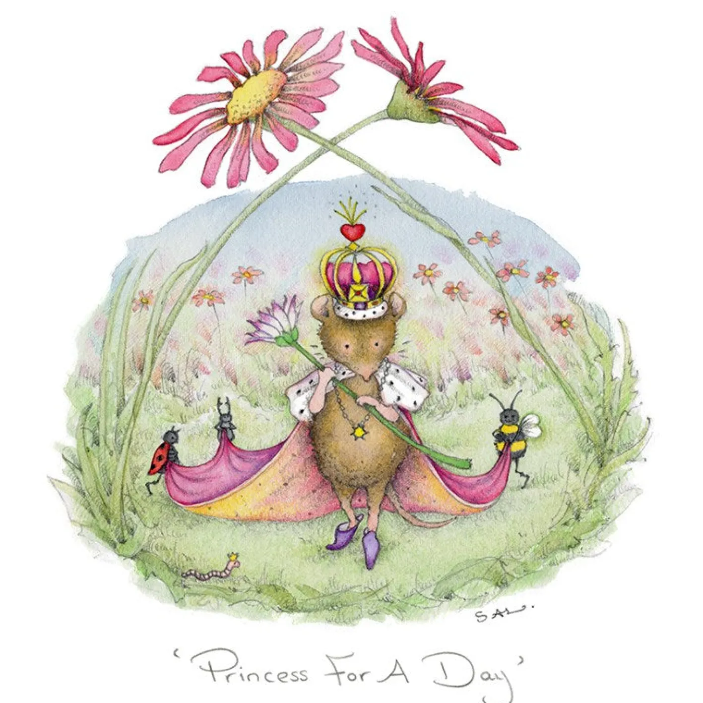 Moongazer Cards Princess For A Day Greeting Card
