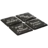 Selbrae Prosecco Slate Coasters- Set of 4