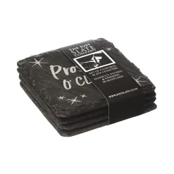 Selbrae Prosecco Slate Coasters- Set of 4