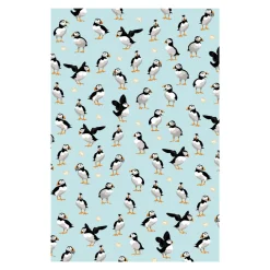 Samuel Lamont Puffins Tea Towel