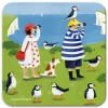 Emma Ball Puffin Watching Coaster