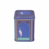 Sara Miller London Purple Lattice Windows Mini Tea Tin