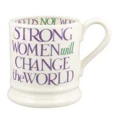 Emma Bridgewater Purple Toast Change Our World 1/2 Pint Mug