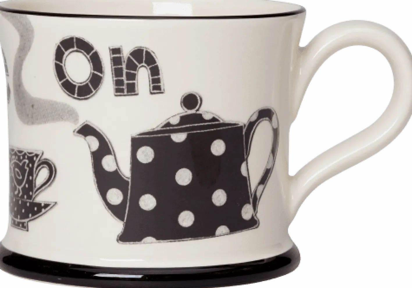 Moorland Pottery Put Kettle on Mug by