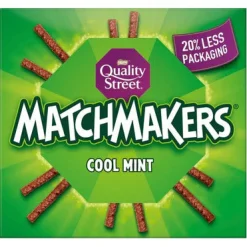 Tea & Biscuits Quality Street Matchmakers Mint Chocolate Sticks