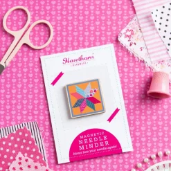 Hawthorn Handmade Quilt Block Magnetic Needle Holder