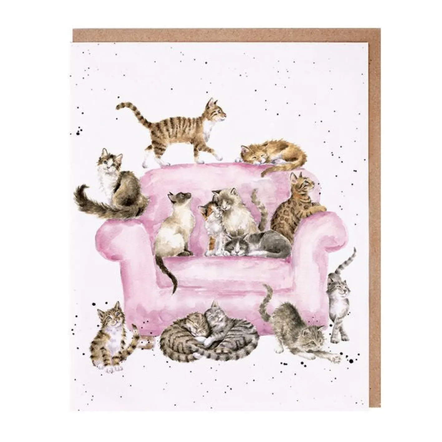 Wrendale Designs "Cattitude" Cat Greetings Card