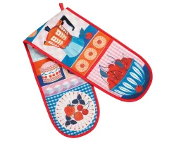 Printer Johnson "Kitsch" Double Oven Glove by