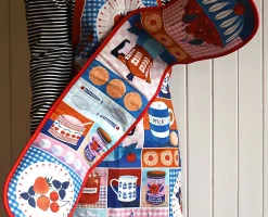 Printer Johnson "Kitsch" Double Oven Glove by