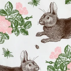 Thornback & Peel Rabbit & Rose Double Oven Glove