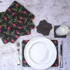 Corinne Alexander Radish Coaster Set by