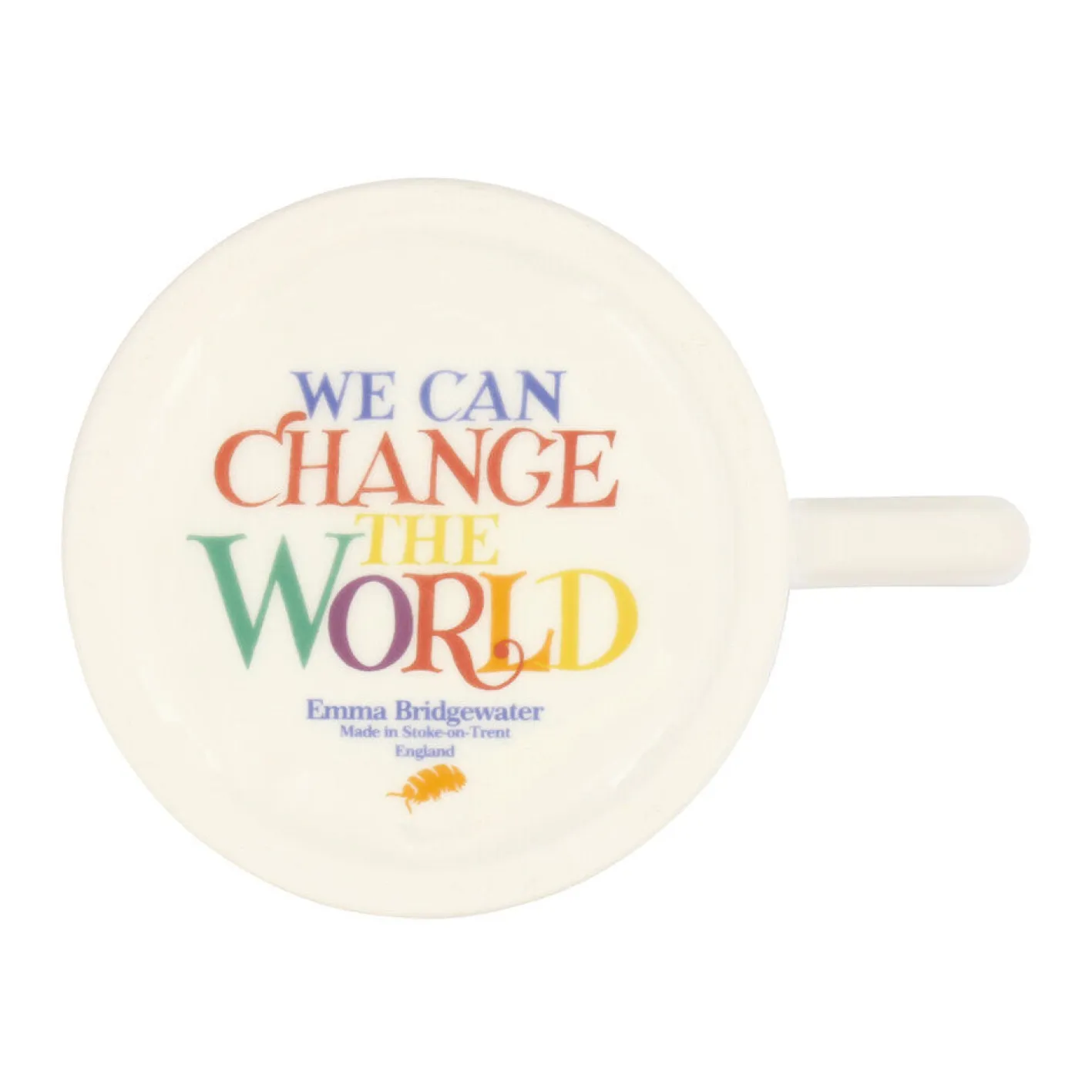 Emma Bridgewater Rainbow Toast Change The World 1/2 Pint Mug