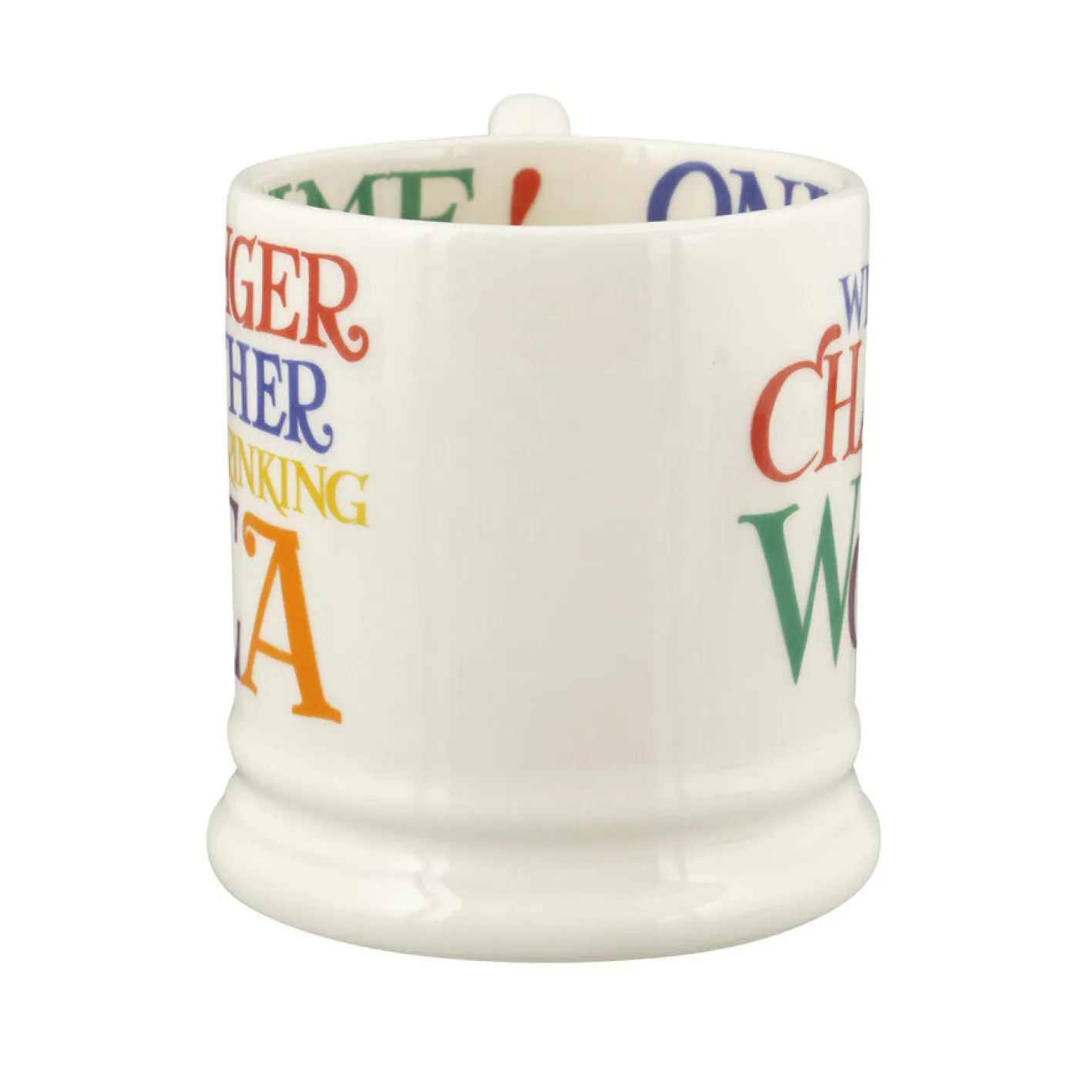 Emma Bridgewater Rainbow Toast Change The World 1/2 Pint Mug