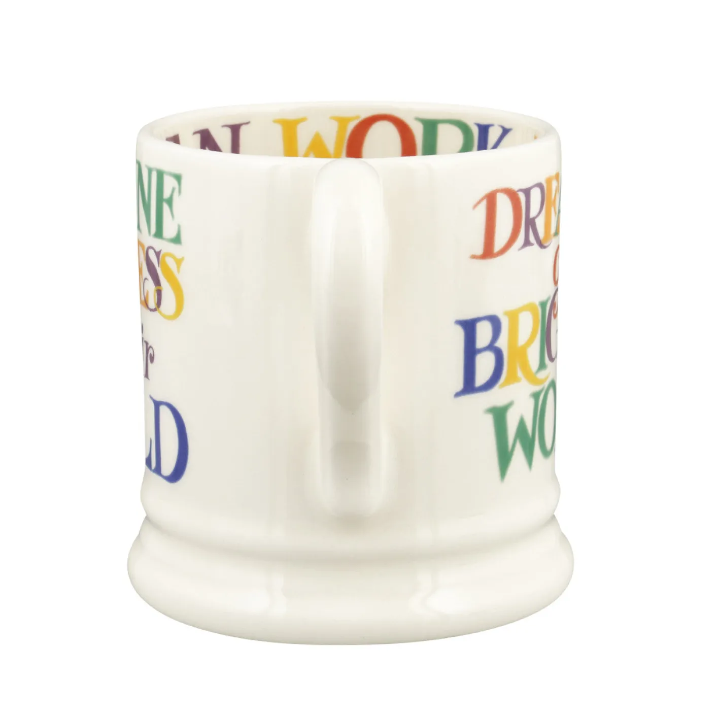 Emma Bridgewater Rainbow Toast Kindness & A Fair World 1/2 Pint Mug
