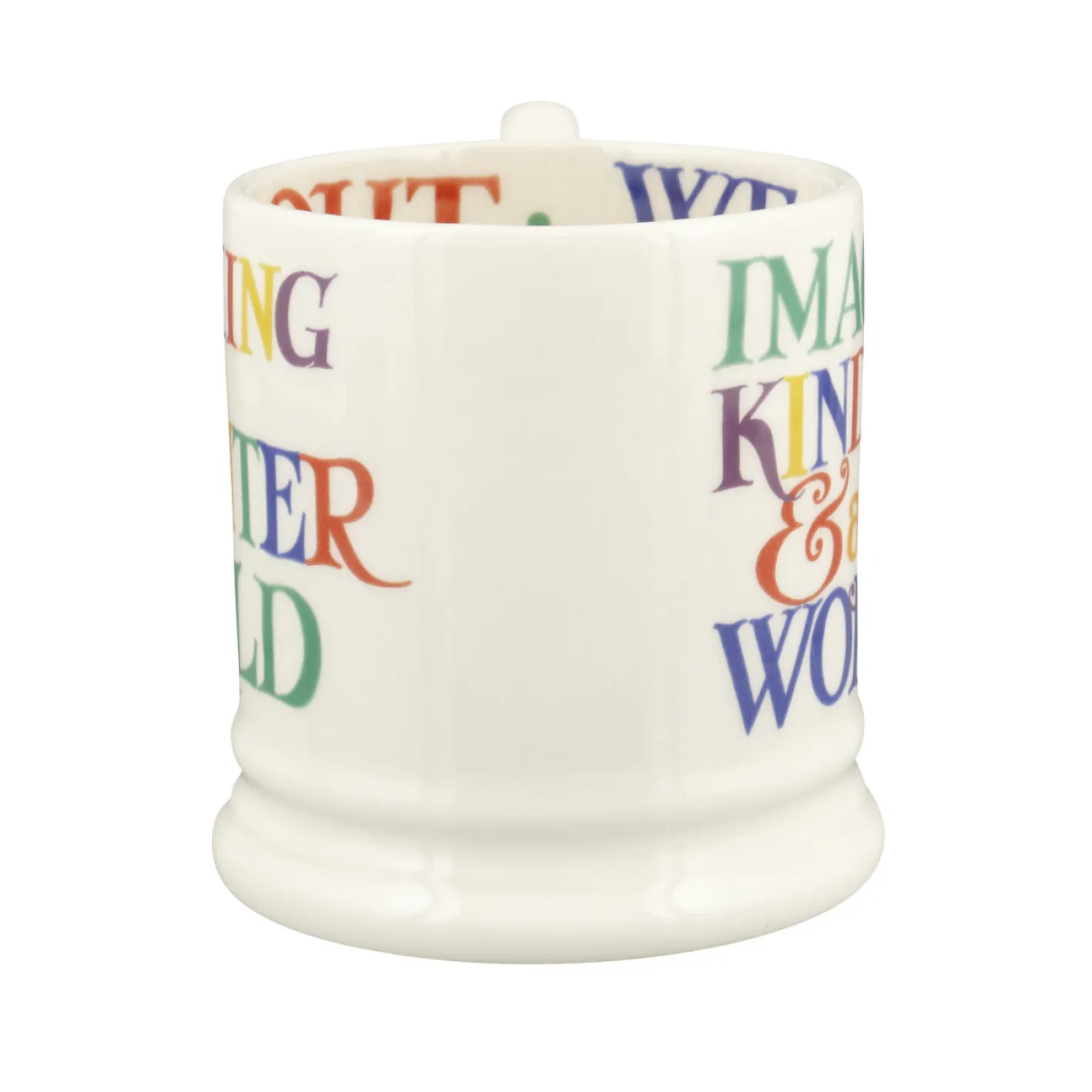 Emma Bridgewater Rainbow Toast Kindness & A Fair World 1/2 Pint Mug