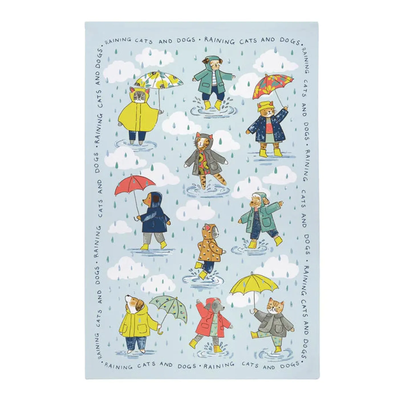 Ulster Weavers Raining Cats and Dogs Cotton Tea Towel
