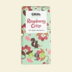 Gnaw Chocolate Raspberry Crisp Chocolate Bar
