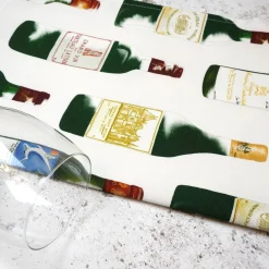 Corinne Alexander Red Bordeaux Tea Towel by