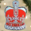 Tinker Tailor Red Velvet Imperial Crown Decoration by London