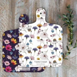 Toasted Crumpet Regency Gardens Double Sided Mini Chopping Board
