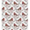 Thornback & Peel Robin & Holly Tea Towel
