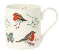 Mclaggan Smith 5 Robins Bone China Mug