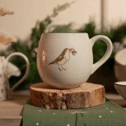 Sophie Allport Robins Stoneware Mug