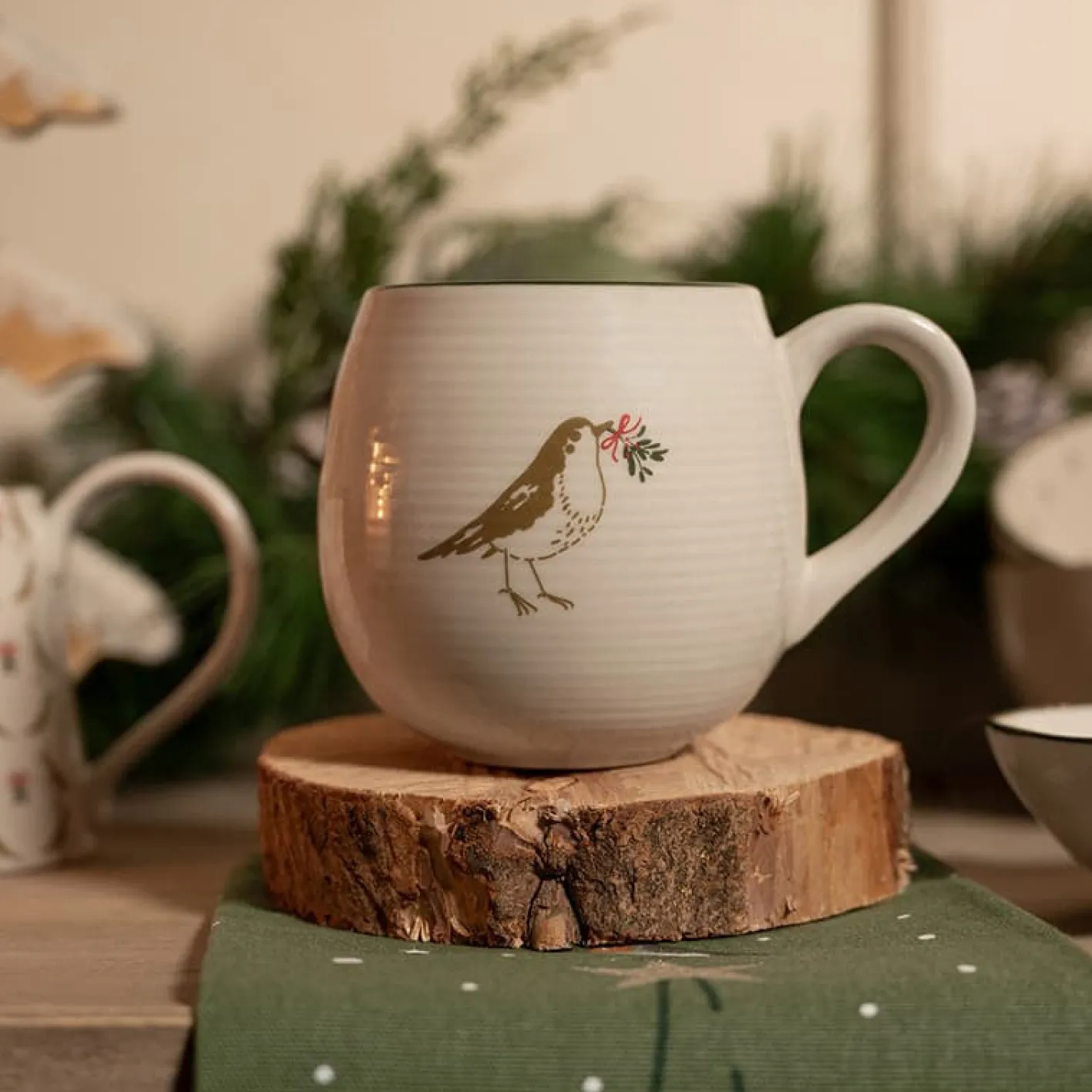 Sophie Allport Robins Stoneware Mug