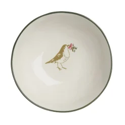Sophie Allport Robins Stoneware Nibbles Bowl