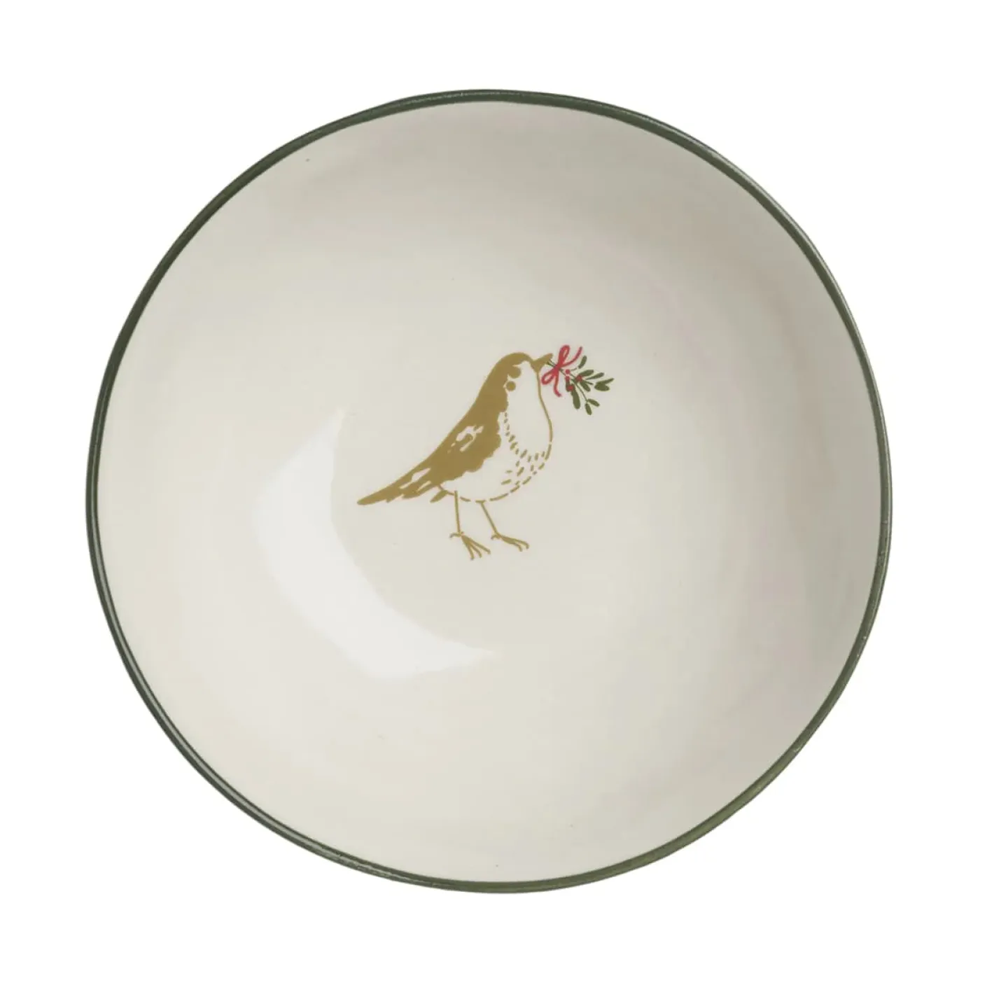Sophie Allport Robins Stoneware Nibbles Bowl