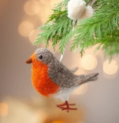 Sew Heart Felt Robin the Robin Felt Christmas Decoration