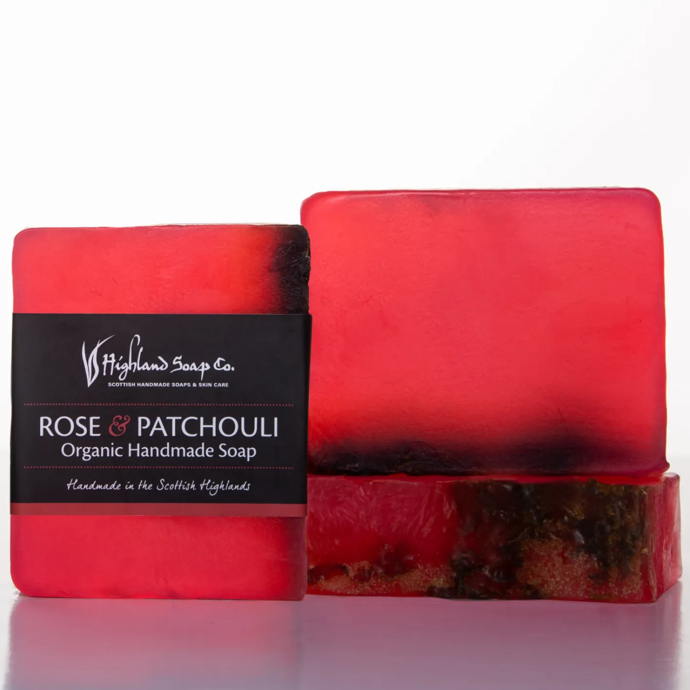 The Highland Soap Company Rose & Patchouli Organic Glycerin Soap 150g