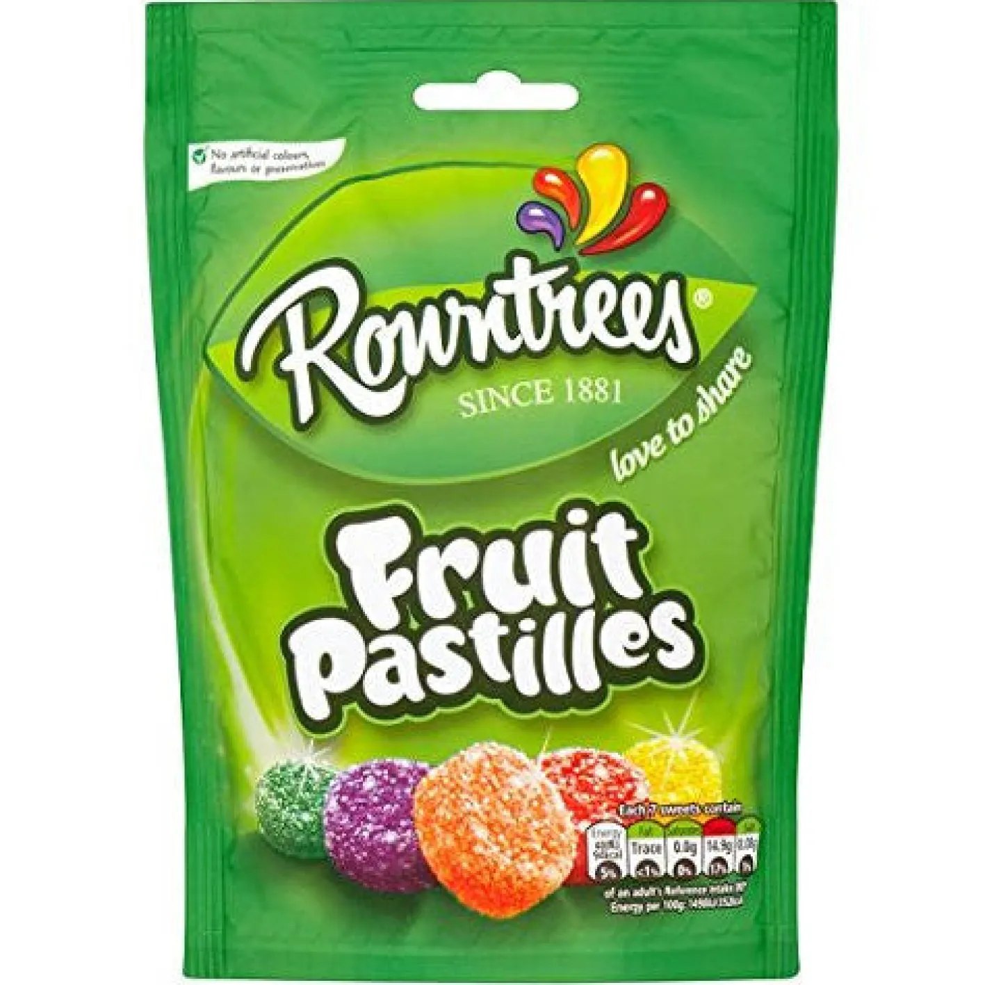 Tea & Biscuits Rowntree's Fruit Pastilles 143g