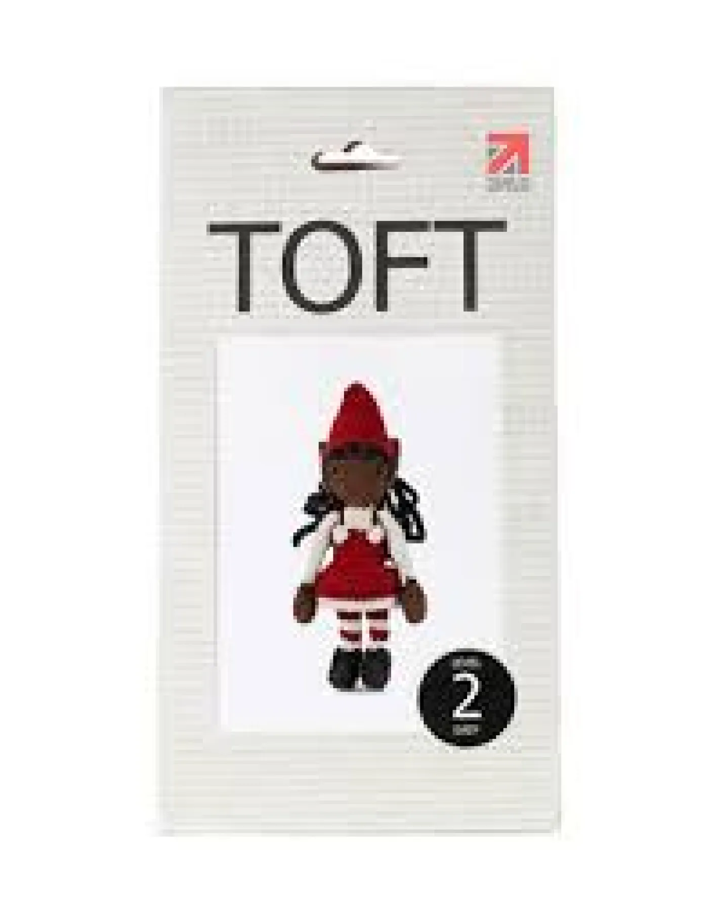 Toft Crafts Ruby Red Elfie Doll Crochet Kit