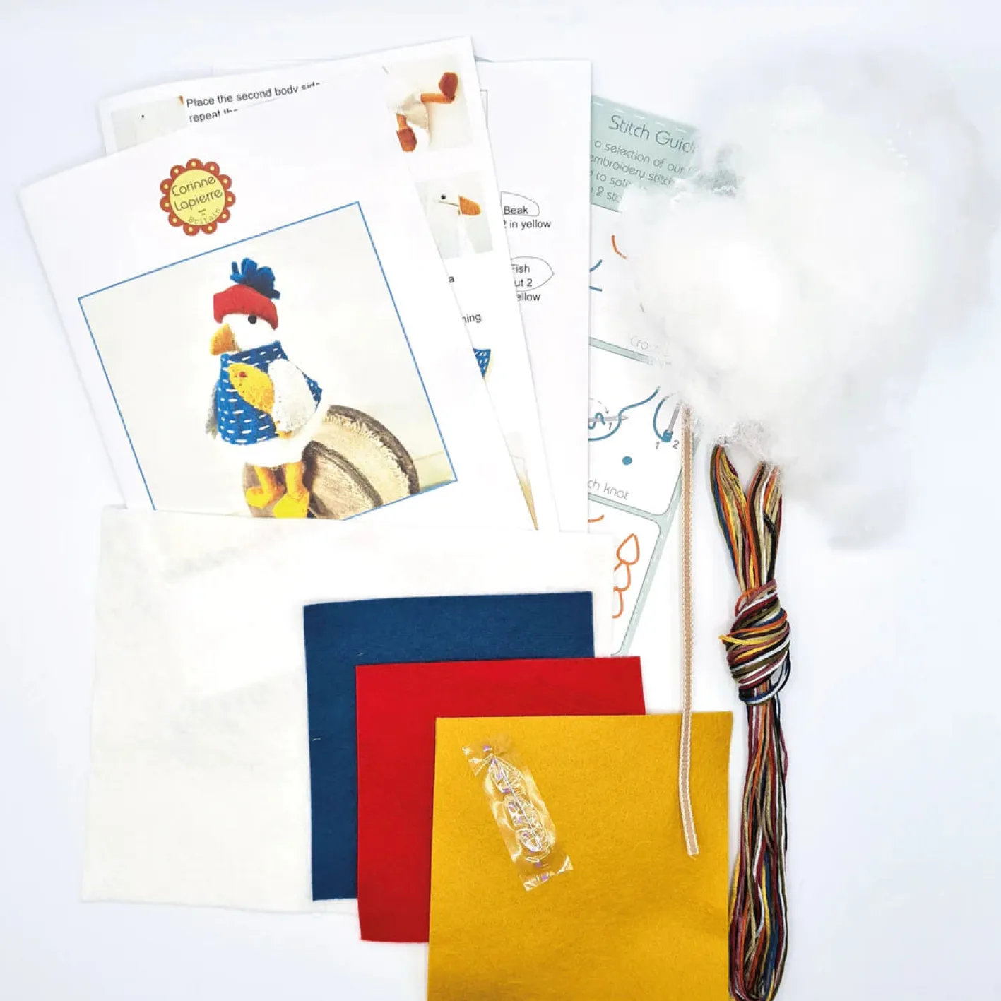 Corinne Lapierre Sam the Seagull Felt Craft Mini Kit